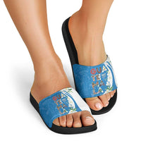 Guatemala 1821 Chapin Slide Sandals Happy Independence Day - Wonder Print Shop