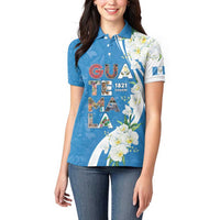 Guatemala 1821 Chapin Women Polo Shirt Happy Independence Day - Wonder Print Shop
