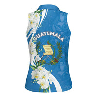 Guatemala 1821 Chapin Women Sleeveless Polo Shirt Happy Independence Day - Wonder Print Shop