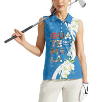 Guatemala 1821 Chapin Women Sleeveless Polo Shirt Happy Independence Day - Wonder Print Shop