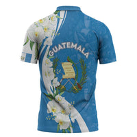 Guatemala 1821 Chapin Zipper Polo Shirt Happy Independence Day - Wonder Print Shop