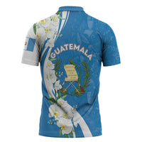Guatemala 1821 Chapin Zipper Polo Shirt Happy Independence Day - Wonder Print Shop