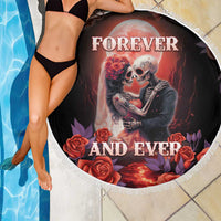 Day of Dead Couple Sugar Skull Beach Blanket Forever and Ever! LT05 - Wonder Print Shop