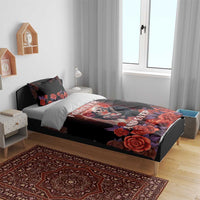 Day of Dead Couple Sugar Skull Bedding Set Forever and Ever! LT05 - Wonder Print Shop