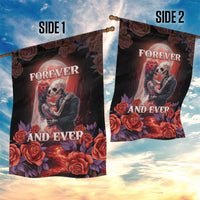 Day of Dead Couple Sugar Skull Garden Flag Forever and Ever! LT05 - Wonder Print Shop