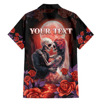 Personalised Day of Dead Couple Sugar Skull Hawaiian Shirt Forever and Ever! LT05 - Wonder Print Shop