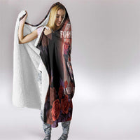 Day of Dead Couple Sugar Skull Hooded Blanket Forever and Ever!