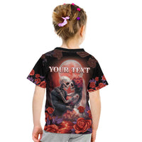 Personalised Day of Dead Couple Sugar Skull Kid T Shirt Forever and Ever! LT05 - Wonder Print Shop