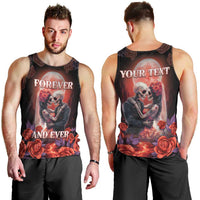 Personalised Day of Dead Couple Sugar Skull Men Tank Top Forever and Ever! LT05 - Wonder Print Shop