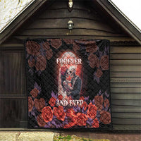 Day of Dead Couple Sugar Skull Quilt Forever and Ever! LT05 - Wonder Print Shop