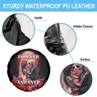 Day of Dead Couple Sugar Skull Spare Tire Cover Forever and Ever! LT05 - Wonder Print Shop