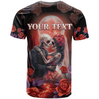 Personalised Day of Dead Couple Sugar Skull T Shirt Forever and Ever! LT05 - Wonder Print Shop