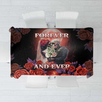 Day of Dead Couple Sugar Skull Tablecloth Forever and Ever! LT05 - Wonder Print Shop