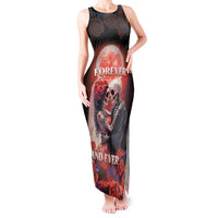 Personalised Day of Dead Couple Sugar Skull Tank Maxi Dress Forever and Ever! LT05 - Wonder Print Shop