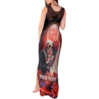 Personalised Day of Dead Couple Sugar Skull Tank Maxi Dress Forever and Ever! LT05 - Wonder Print Shop