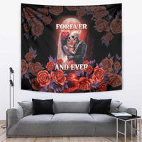 Day of Dead Couple Sugar Skull Tapestry Forever and Ever! LT05 - Wonder Print Shop
