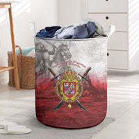 Polish-Lithuanian Commonwealth Laundry Basket Medieval Royal Coat Of Arms Heritage