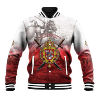 Polish-Lithuanian Commonwealth Baseball Jacket Medieval Royal Coat Of Arms Heritage