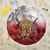 Polish-Lithuanian Commonwealth Beach Blanket Medieval Royal Coat Of Arms Heritage