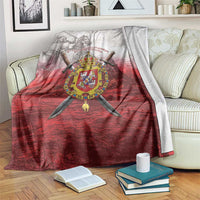 Polish-Lithuanian Commonwealth Blanket Medieval Royal Coat Of Arms Heritage