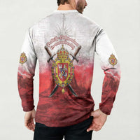Polish-Lithuanian Commonwealth Button Sweatshirt Medieval Royal Coat Of Arms Heritage