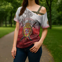 Polish-Lithuanian Commonwealth Cross Shoulder Shirt Medieval Royal Coat Of Arms Heritage