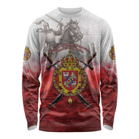 Polish-Lithuanian Commonwealth Long Sleeve Shirt Medieval Royal Coat Of Arms Heritage