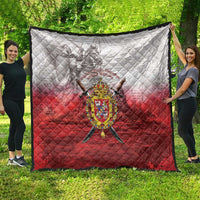 Polish-Lithuanian Commonwealth Quilt Medieval Royal Coat Of Arms Heritage