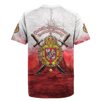 Polish-Lithuanian Commonwealth Rugby Jersey Medieval Royal Coat Of Arms Heritage