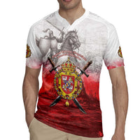 Polish-Lithuanian Commonwealth Rugby Jersey Medieval Royal Coat Of Arms Heritage