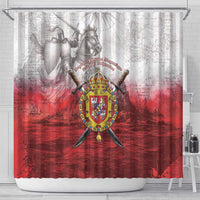 Polish-Lithuanian Commonwealth Shower Curtain Medieval Royal Coat Of Arms Heritage