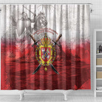 Polish-Lithuanian Commonwealth Shower Curtain Medieval Royal Coat Of Arms Heritage