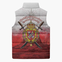Polish-Lithuanian Commonwealth Sleeveless Puffer Jacket Medieval Royal Coat Of Arms Heritage