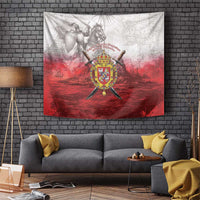 Polish-Lithuanian Commonwealth Tapestry Medieval Royal Coat Of Arms Heritage