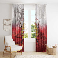 Polish-Lithuanian Commonwealth Window Curtain Medieval Royal Coat Of Arms Heritage