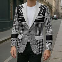 Japan Blazer Jomon Tattoo Inspiration White