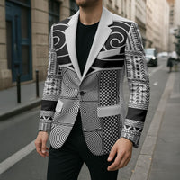 Japan Blazer Jomon Tattoo Inspiration White
