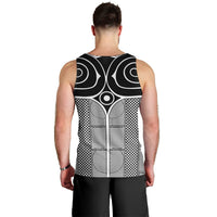 Japan Men Tank Top Jomon Tattoo Inspiration White