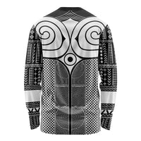 Japan Long Sleeve Shirt Jomon Tattoo Inspiration Black