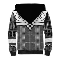 Japan Sherpa Hoodie Jomon Tattoo Inspiration Black