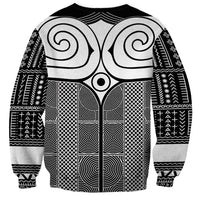 Japan Sweatshirt Jomon Tattoo Inspiration Black