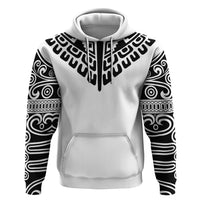 Japan Indigenous Jomon Tattoo Inspiration Hoodie White Version