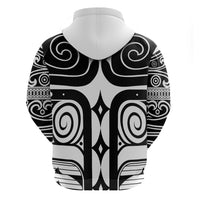 Japan Indigenous Jomon Tattoo Inspiration Hoodie White Version