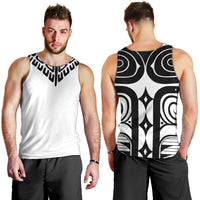 Japan Indigenous Jomon Tattoo Inspiration Men Tank Top White Version