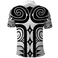 Japan Indigenous Jomon Tattoo Inspiration Polo Shirt White Version
