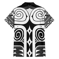 Japan Indigenous Jomon Tattoo Inspiration Hawaiian Shirt Black Version
