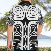 Japan Indigenous Jomon Tattoo Inspiration Hawaiian Shirt Black Version
