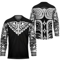 Japan Indigenous Jomon Tattoo Inspiration Hockey Jersey Black Version