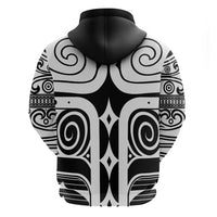 Japan Indigenous Jomon Tattoo Inspiration Hoodie Black Version