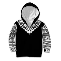 Japan Indigenous Jomon Tattoo Inspiration Kid Hoodie Black Version